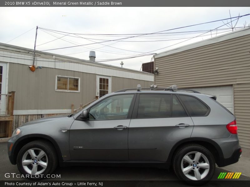 Mineral Green Metallic / Saddle Brown 2010 BMW X5 xDrive30i