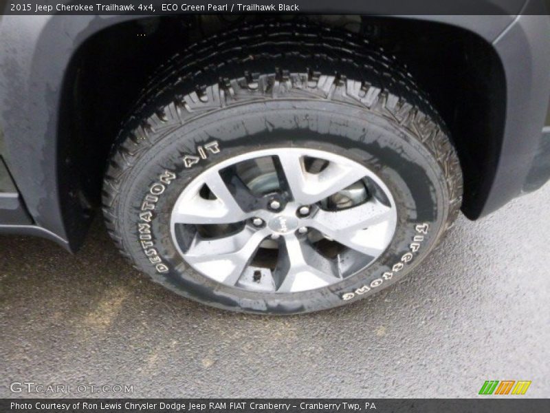 ECO Green Pearl / Trailhawk Black 2015 Jeep Cherokee Trailhawk 4x4