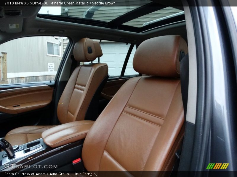 Mineral Green Metallic / Saddle Brown 2010 BMW X5 xDrive30i