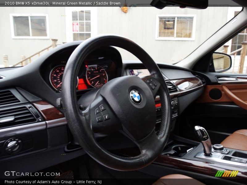 Mineral Green Metallic / Saddle Brown 2010 BMW X5 xDrive30i