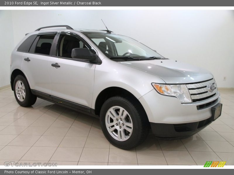 Ingot Silver Metallic / Charcoal Black 2010 Ford Edge SE