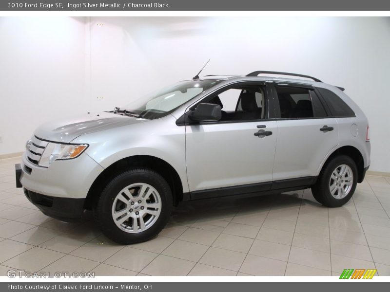 Ingot Silver Metallic / Charcoal Black 2010 Ford Edge SE