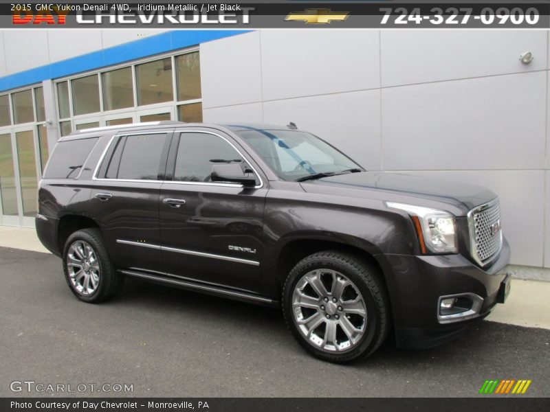 Iridium Metallic / Jet Black 2015 GMC Yukon Denali 4WD
