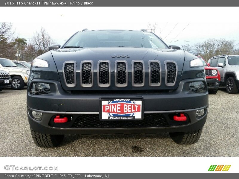 Rhino / Black 2016 Jeep Cherokee Trailhawk 4x4
