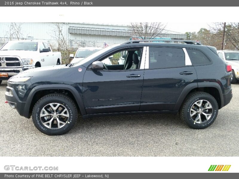 Rhino / Black 2016 Jeep Cherokee Trailhawk 4x4