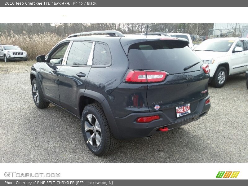 Rhino / Black 2016 Jeep Cherokee Trailhawk 4x4
