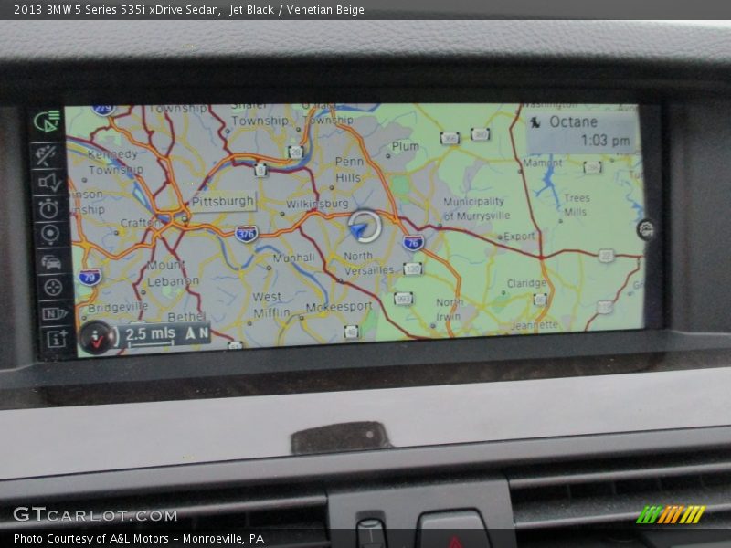 Jet Black / Venetian Beige 2013 BMW 5 Series 535i xDrive Sedan