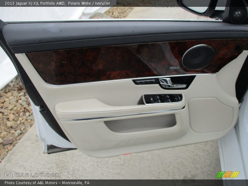 Polaris White / Ivory/Jet 2013 Jaguar XJ XJL Portfolio AWD