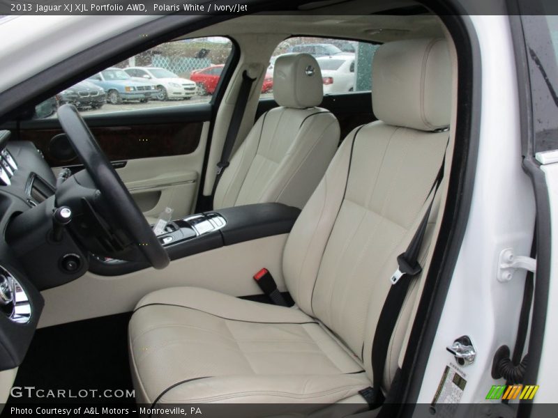 Polaris White / Ivory/Jet 2013 Jaguar XJ XJL Portfolio AWD