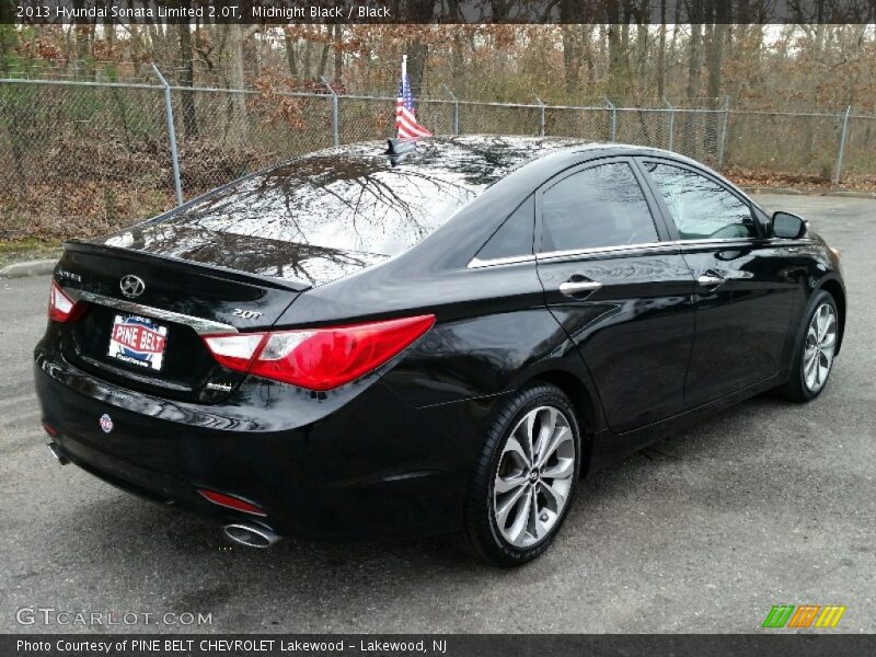 Midnight Black / Black 2013 Hyundai Sonata Limited 2.0T