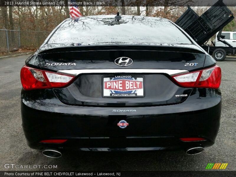 Midnight Black / Black 2013 Hyundai Sonata Limited 2.0T