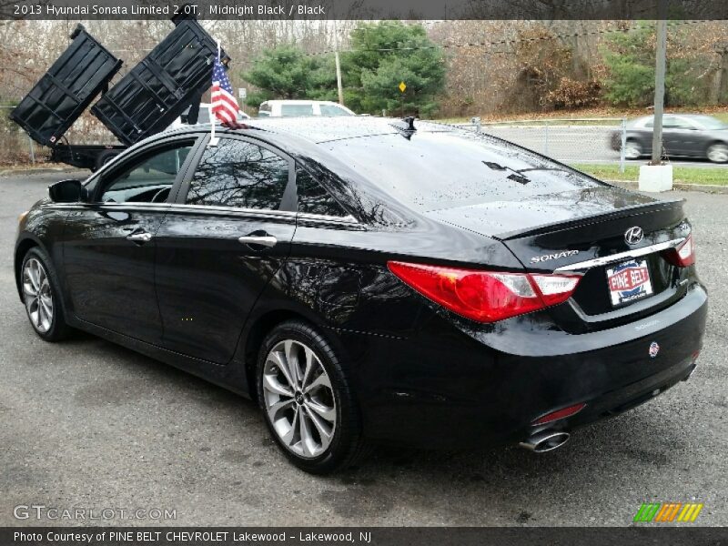Midnight Black / Black 2013 Hyundai Sonata Limited 2.0T