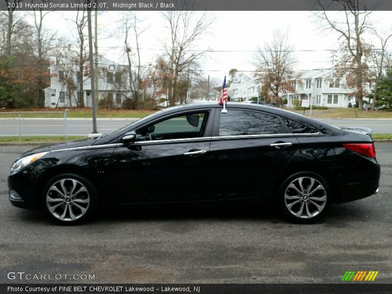 Midnight Black / Black 2013 Hyundai Sonata Limited 2.0T