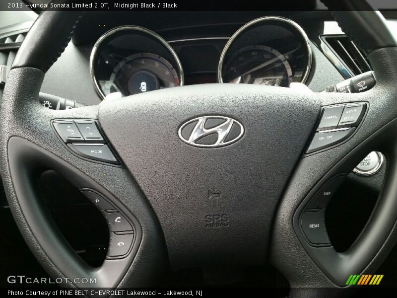 Midnight Black / Black 2013 Hyundai Sonata Limited 2.0T