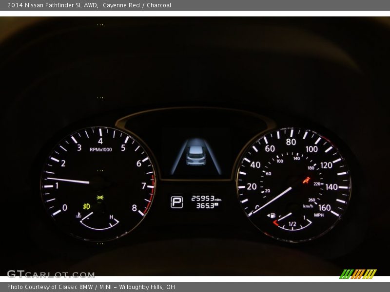 Cayenne Red / Charcoal 2014 Nissan Pathfinder SL AWD