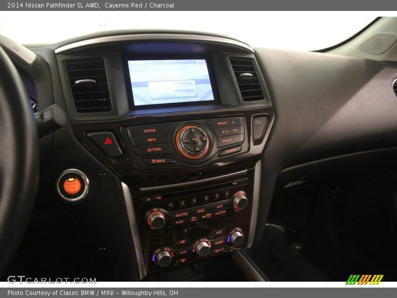 Cayenne Red / Charcoal 2014 Nissan Pathfinder SL AWD