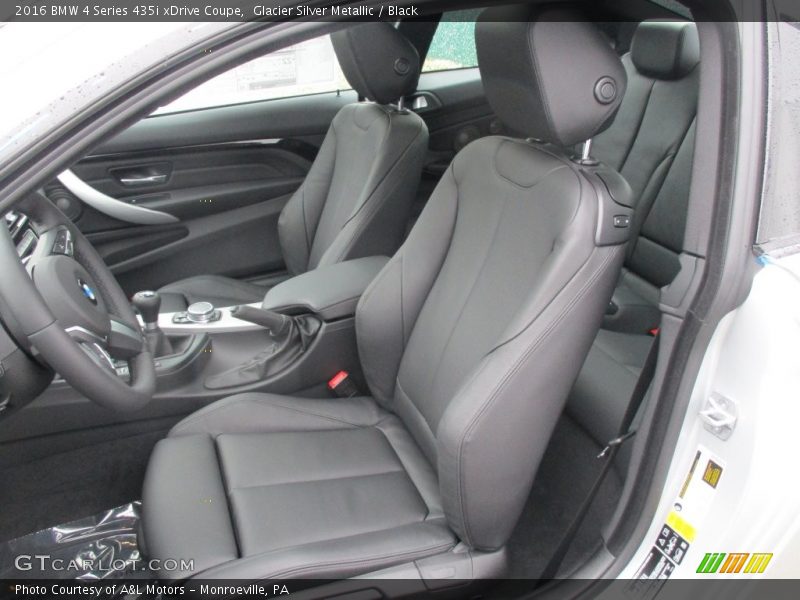 Glacier Silver Metallic / Black 2016 BMW 4 Series 435i xDrive Coupe