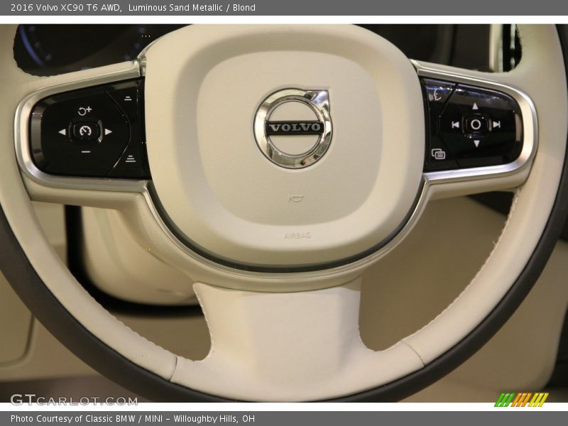  2016 XC90 T6 AWD Steering Wheel