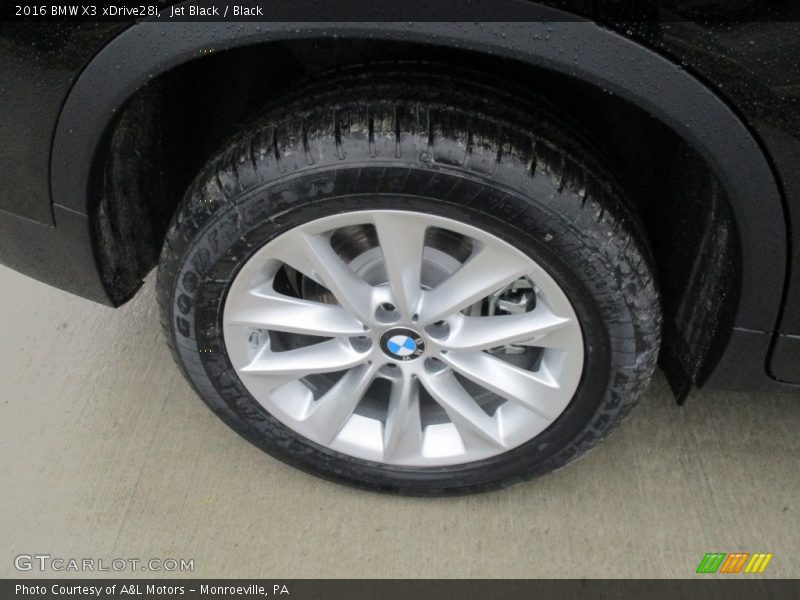 Jet Black / Black 2016 BMW X3 xDrive28i