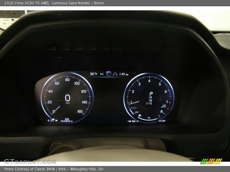  2016 XC90 T6 AWD T6 AWD Gauges