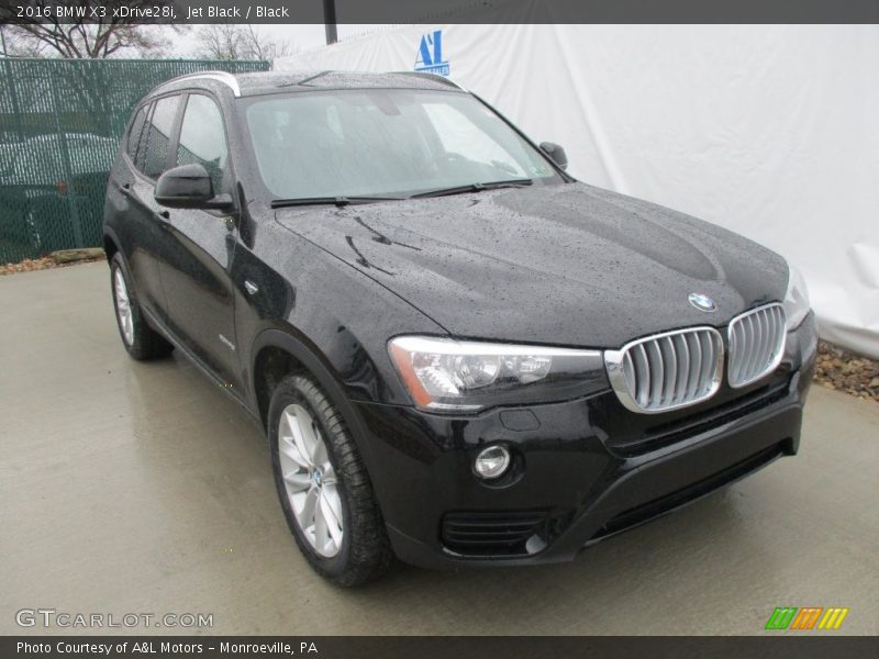 Jet Black / Black 2016 BMW X3 xDrive28i