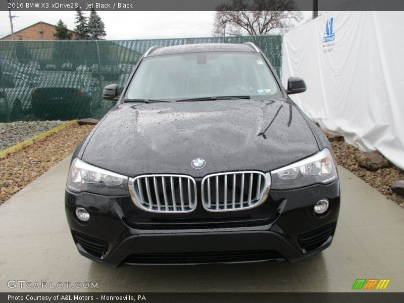 Jet Black / Black 2016 BMW X3 xDrive28i