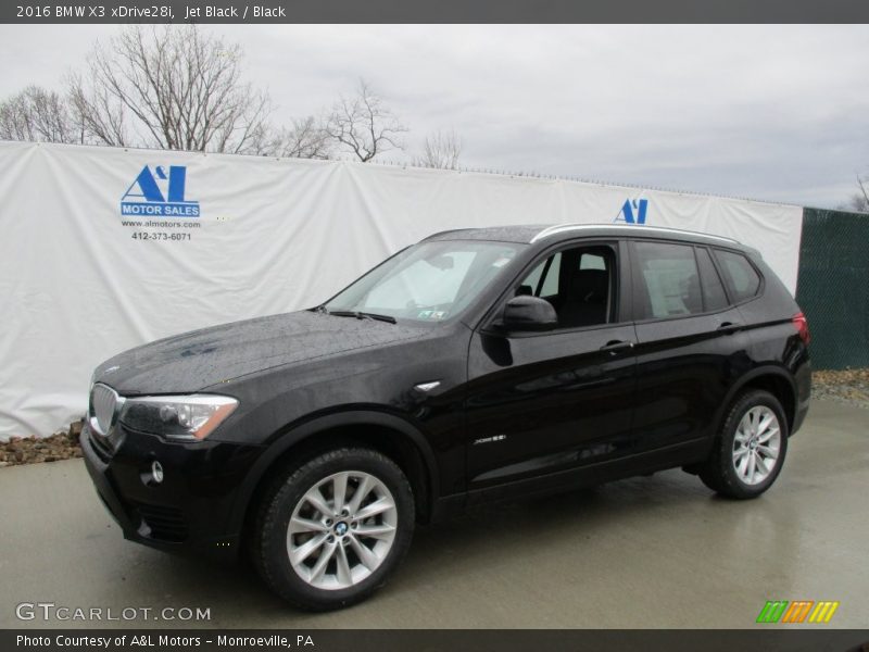 Jet Black / Black 2016 BMW X3 xDrive28i