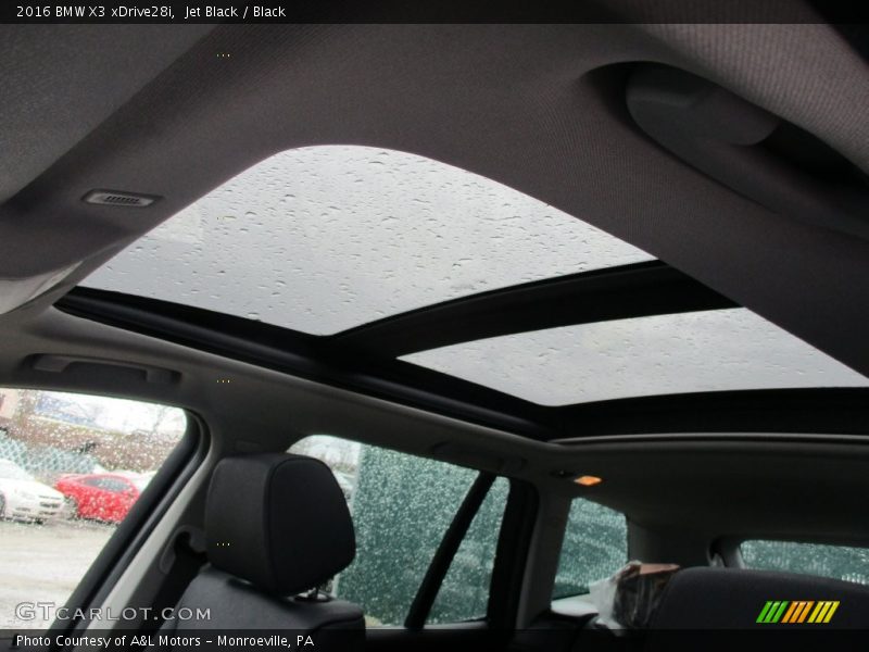Jet Black / Black 2016 BMW X3 xDrive28i