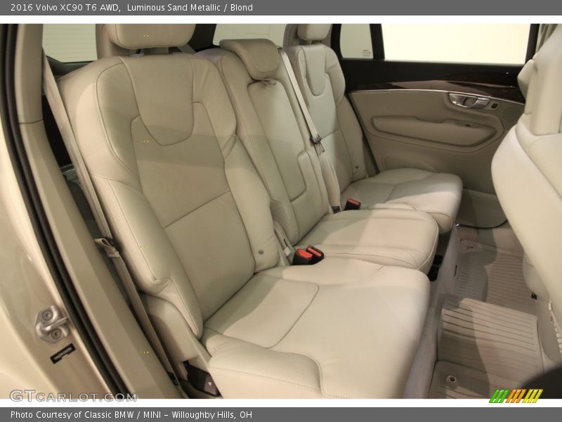 Rear Seat of 2016 XC90 T6 AWD