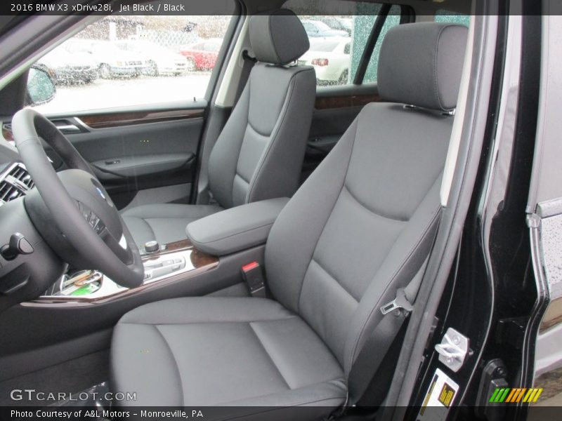 Jet Black / Black 2016 BMW X3 xDrive28i