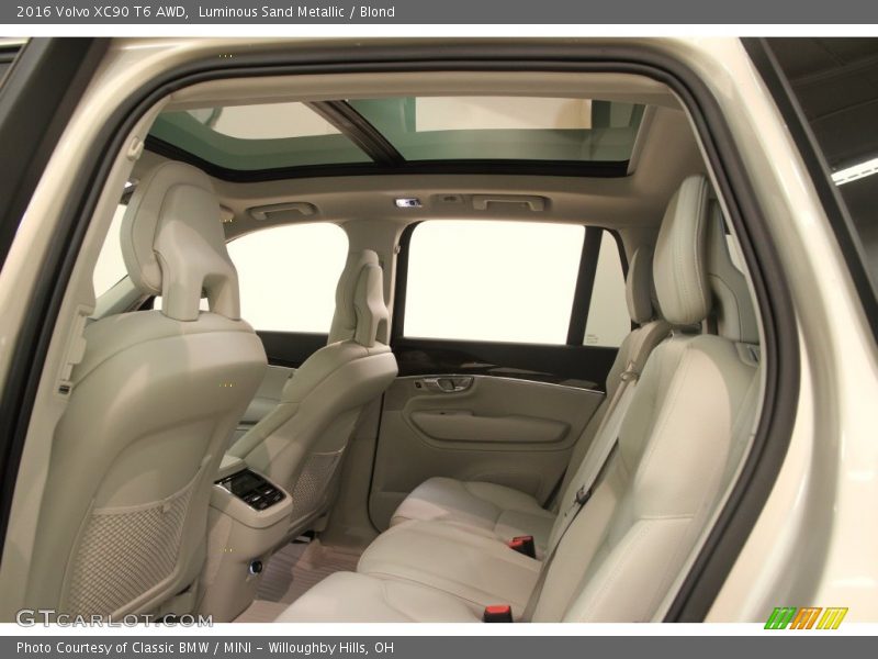 Rear Seat of 2016 XC90 T6 AWD