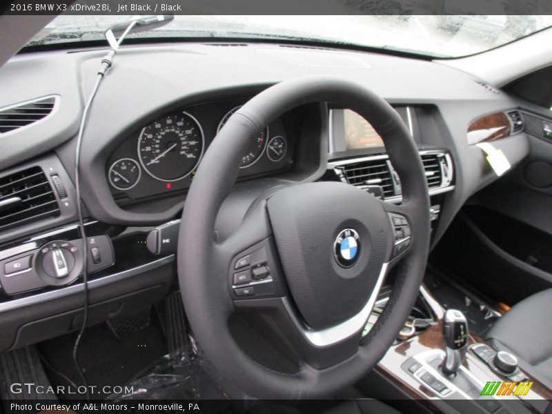 Jet Black / Black 2016 BMW X3 xDrive28i