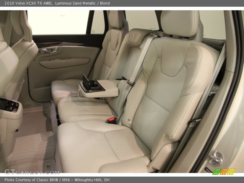 Rear Seat of 2016 XC90 T6 AWD