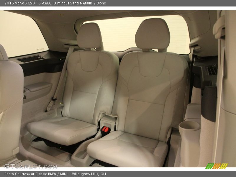 Rear Seat of 2016 XC90 T6 AWD