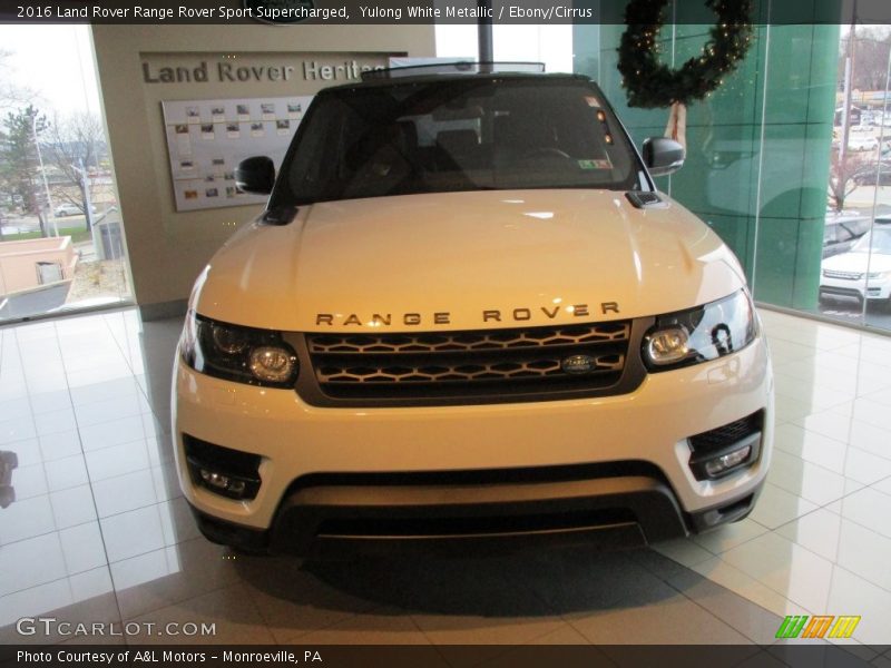 Yulong White Metallic / Ebony/Cirrus 2016 Land Rover Range Rover Sport Supercharged