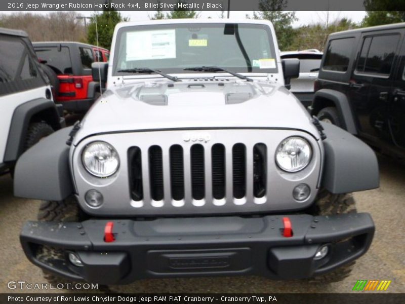 Billet Silver Metallic / Black 2016 Jeep Wrangler Rubicon Hard Rock 4x4