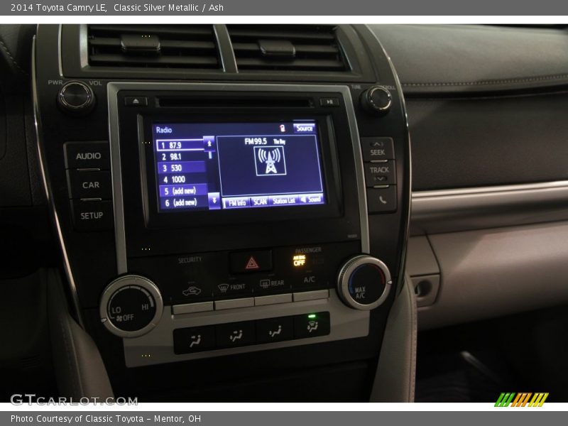 Classic Silver Metallic / Ash 2014 Toyota Camry LE