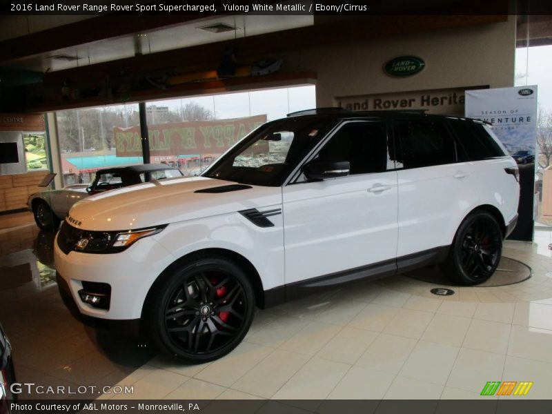 Yulong White Metallic / Ebony/Cirrus 2016 Land Rover Range Rover Sport Supercharged