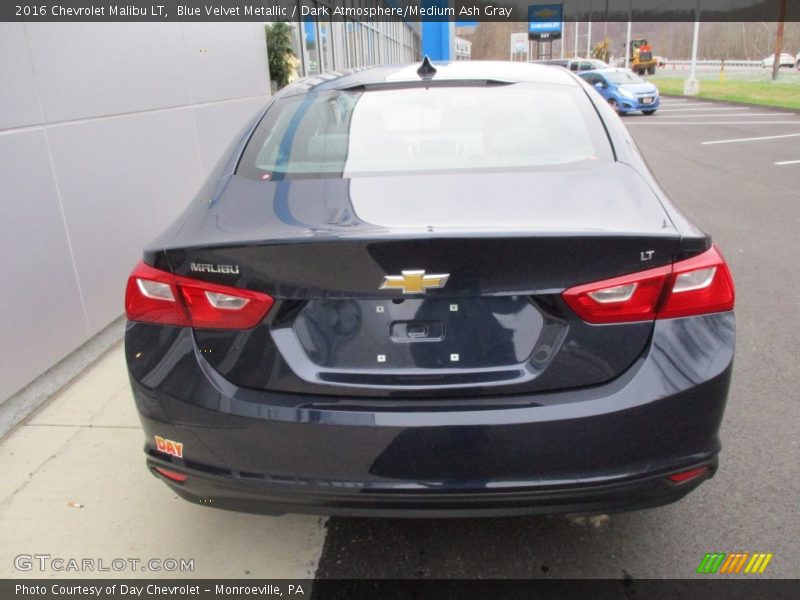 Blue Velvet Metallic / Dark Atmosphere/Medium Ash Gray 2016 Chevrolet Malibu LT