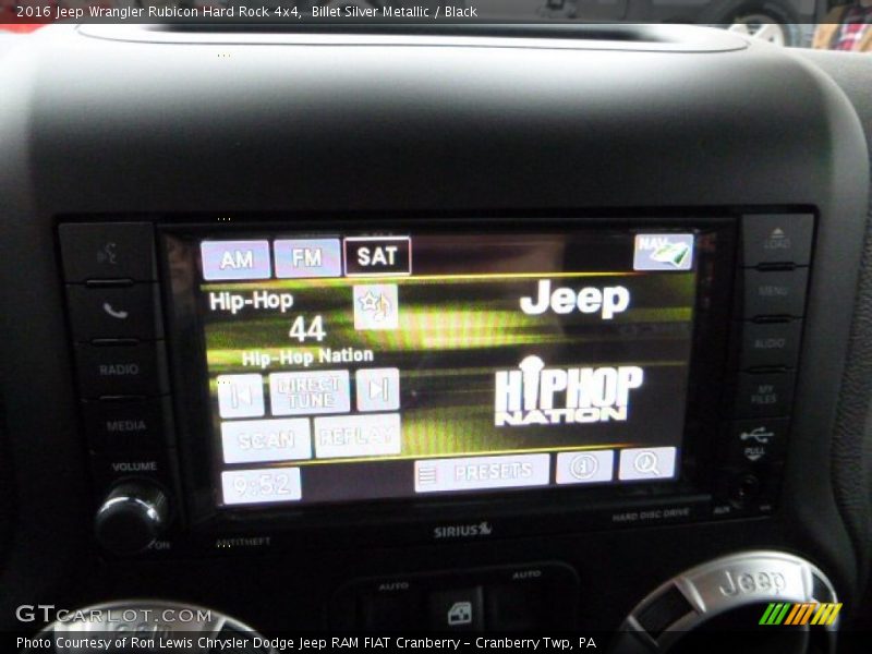 Billet Silver Metallic / Black 2016 Jeep Wrangler Rubicon Hard Rock 4x4