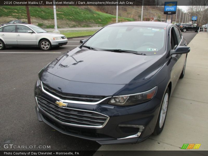 Blue Velvet Metallic / Dark Atmosphere/Medium Ash Gray 2016 Chevrolet Malibu LT