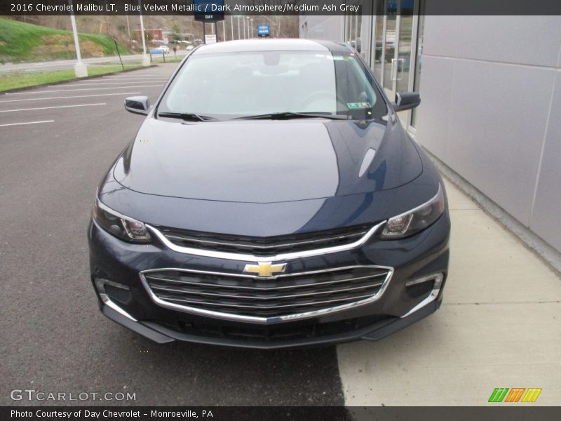 Blue Velvet Metallic / Dark Atmosphere/Medium Ash Gray 2016 Chevrolet Malibu LT