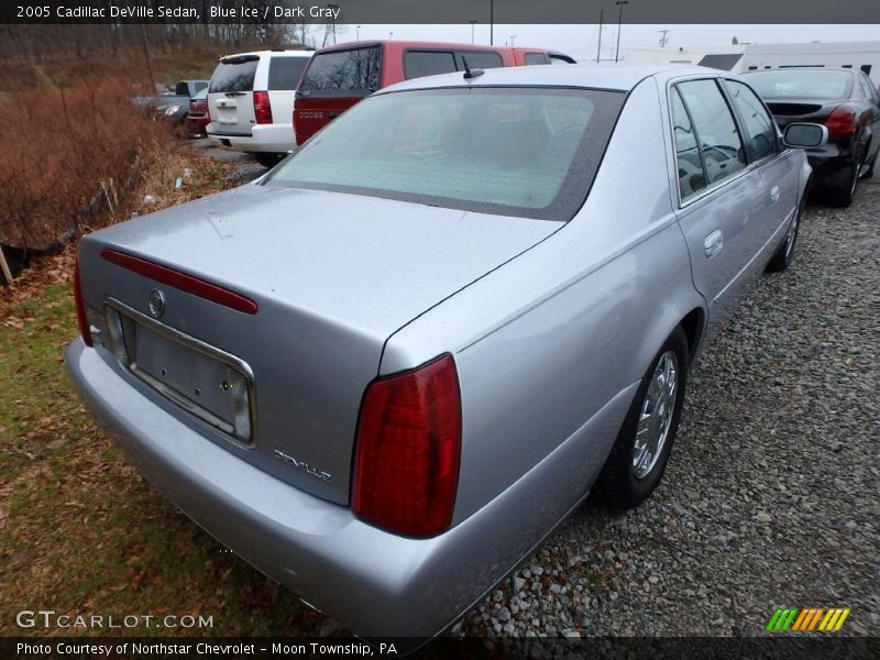 Blue Ice / Dark Gray 2005 Cadillac DeVille Sedan