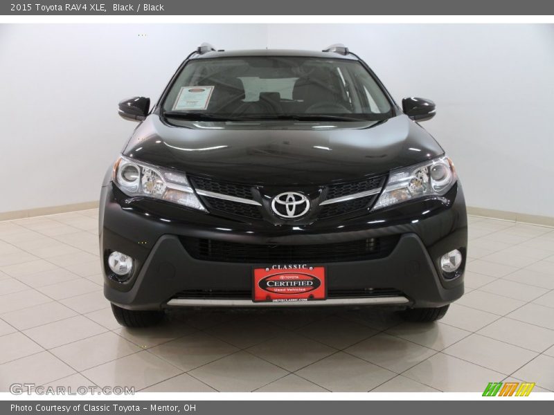 Black / Black 2015 Toyota RAV4 XLE