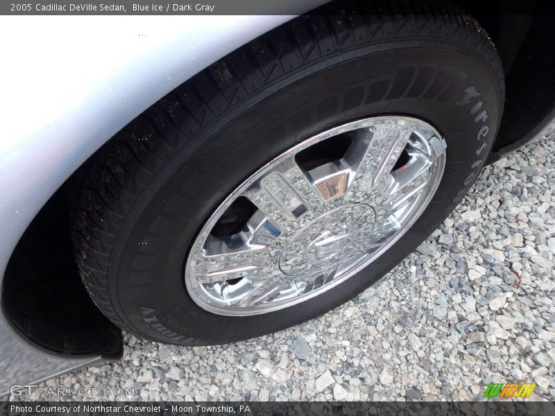 Blue Ice / Dark Gray 2005 Cadillac DeVille Sedan