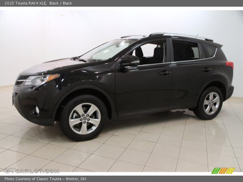 Black / Black 2015 Toyota RAV4 XLE