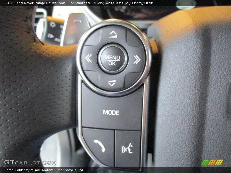 Yulong White Metallic / Ebony/Cirrus 2016 Land Rover Range Rover Sport Supercharged
