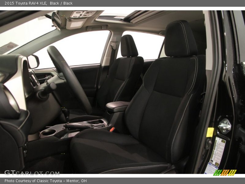 Black / Black 2015 Toyota RAV4 XLE