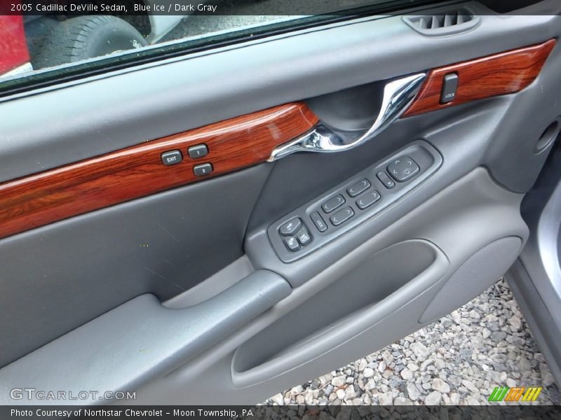 Blue Ice / Dark Gray 2005 Cadillac DeVille Sedan