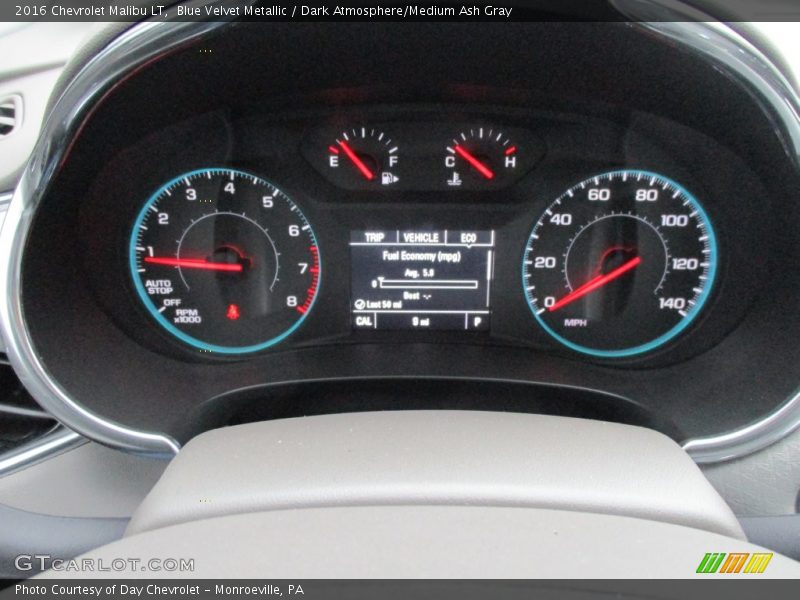  2016 Malibu LT LT Gauges